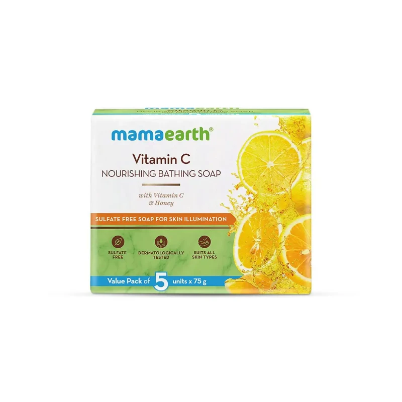 Mamaearth Vitamin C Soap Pack 5